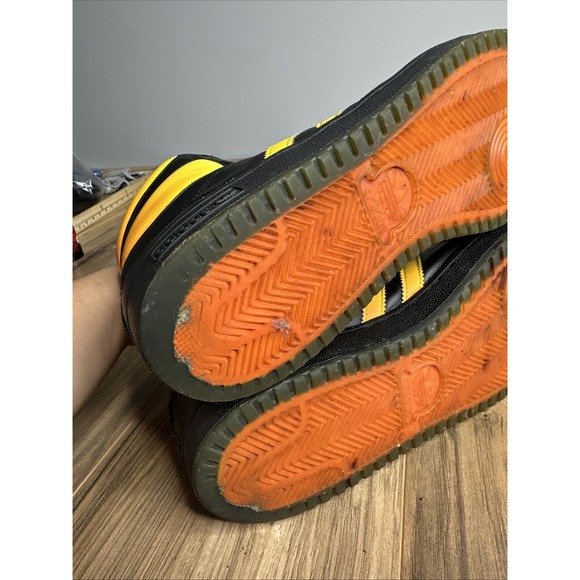 ADIDAS High Top Ten Hi Black Stripes Orange Mens 10.5 Basketball Sneakers Street main image 11